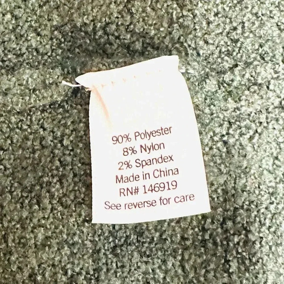 NWT SONOMA Women Long Sleeve Pullover V-Neck Green Knit Cotton Sweater Size 4X - Picture 13 of 14